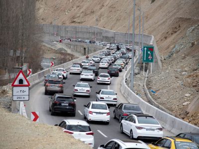 آزادراه تهران-شمال وکرج-چالوس یک‌طرفه شد