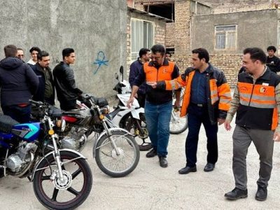 ببینید| دوره آموزش کاربران آسیب پذیر جاده ای ویژه
موتورسواران روستای چهکند در خراسان جنوبی