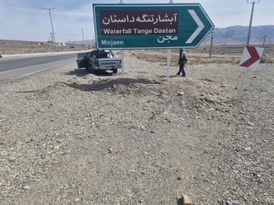 ببینید|نصب تابلو و علائم در محور شاهرود- گرگان