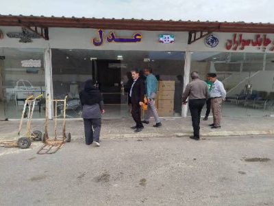 بررسی تمهیدات نوروزی در پایانه مسافربری غدیر قشم