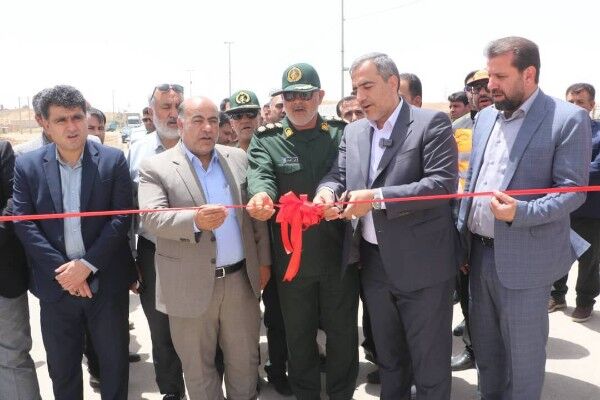آغاز بهره‌برداری از جاده ترانزیتی برکت در مرز خسروی