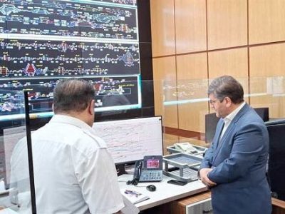 بازدید سرزده مدیرعامل از مرکز کنترل ترافیک راه‌آهن