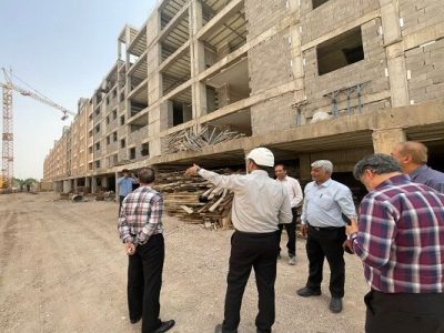 ببینید| بازدید معاون مسکن و ساختمان اداره کل راه و شهرسازی
خوزستان از پروژه نهضت ملی مسکن فرهنگ شهر اهواز