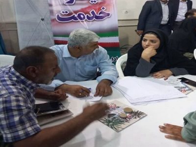 برپایی میز خدمت و پاسخگویی به مراجعان در مصلی نماز جمعه
خرمشهر