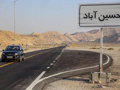تکمیل عملیات اجرایی روکش آسفالت در محور لار – بستک