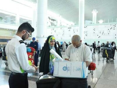 بازگشت اولین پرواز حجاج از فرودگاه طایف به شهر فرودگاهی امام
خمینی (ره)