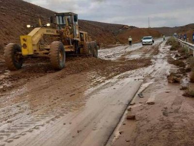 ببینید| عملیات ترمیم آب‌بردگی‌ها و خسارات سیل در محورهای
خراسان جنوبی