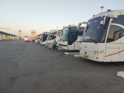 بیش از ۲۹ هزار زائر با ناوگان اتوبوسی از مرز مهران جابه‌جا
شدند