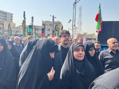 حضور وزیر راه و شهرسازی در مراسم تشییع شهدای اقتدار ملی و
تجدید میثاق با آرمان‌های انقلاب  