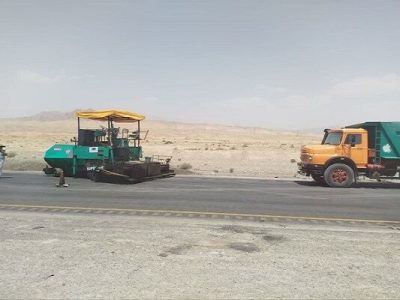 ویدئو|لکه گیری و روکش آسفالت محور آرادان سرخه