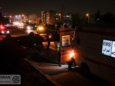 چهار کشته در تصادف‌های شبانه پایتخت/یک پاکبان شهرداری درلیست فوتی ها