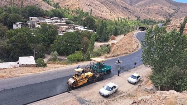 آسفالت ۷۰ درصد از راه‌های روستایی طارم