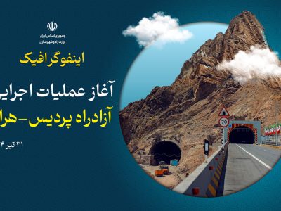 اطلاع نگاشت | آغاز عملیات اجرایی آزادراه پردیس–هراز