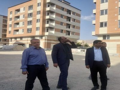 بازدید از روند اجرایی پروژه‌های نهضت ملی مسکن نهاوند