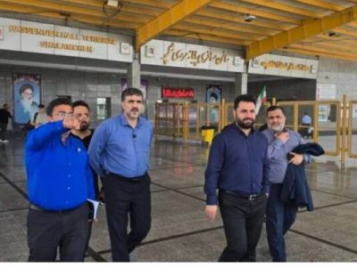 بازدید رئیس سازمان راهداری از محورهای منتهی به مرز شلمچه در
استان خوزستان