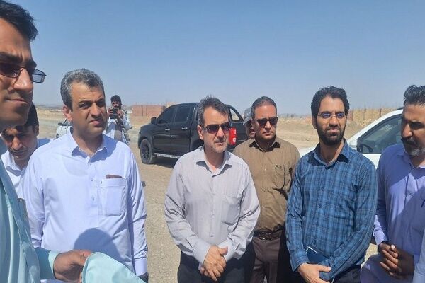بازدید مدیرکل راه و شهرسازی سیستان و بلوچستان از پروژه‌های
طرح نهضت ملی مسکن شهرستان مهرستان
