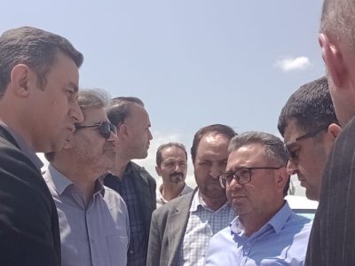 ببینید| بازدید معاون امور عمرانی استاندار اردبیل و جمعی از
مدیران دستگاه‌های خدمات‌رسان از پروژه‌های آماده‌سازی و زیرساخت شهرک
شهید سلیمانی اردبیل