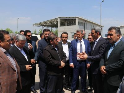 ببینید| دیدار مدیرعامل راه‌آهن جمهوری اسلامی ایران و جمهوری
آذربایجان در پایانه ریلی آستارا