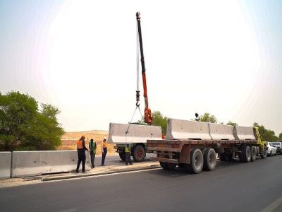 ببینید| نصب نیوجرسی در محور اهواز – حمیدیه