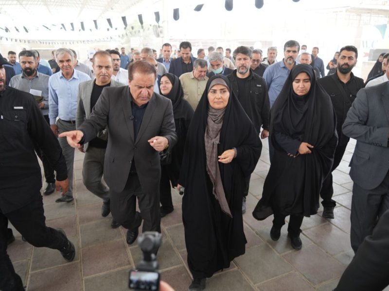وزیر راه و شهرسازی از پایانه مرزی مهران بازدید کرد