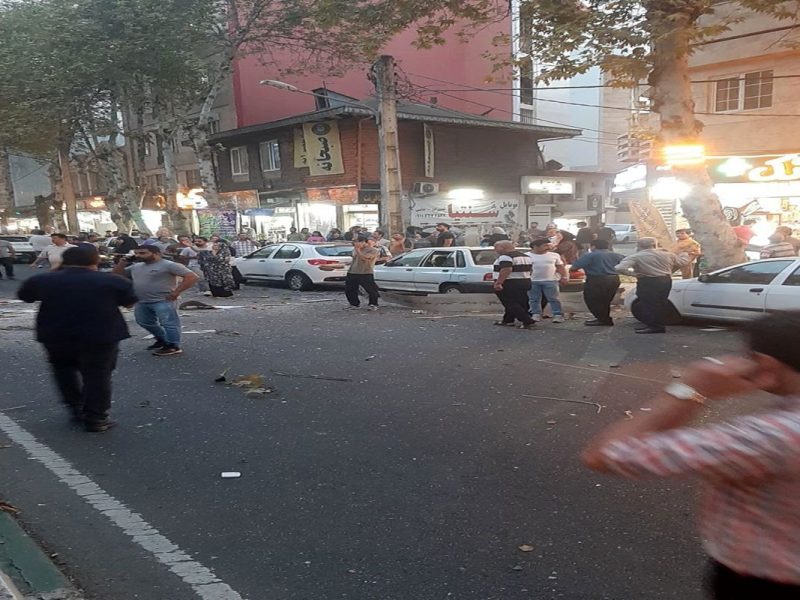 ۵ مصدوم در انفجار خیابان باهنر رشت؛ حال ۳ نفر وخیم است