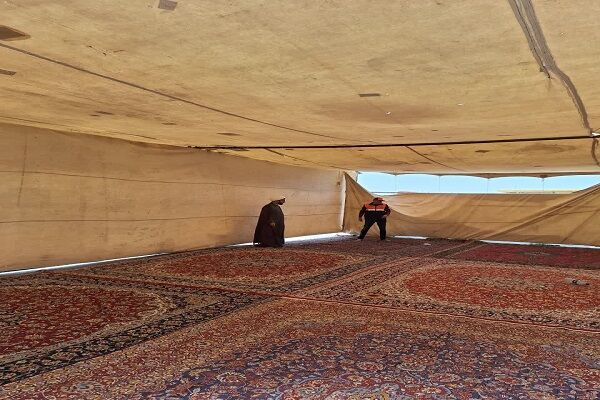اجرای پویش چشم به راهیم و راه‌اندازی ۱۰ چادر مجهز برای نماز
و رفاه زائران در مسیرهای مواصلاتی استان همدان