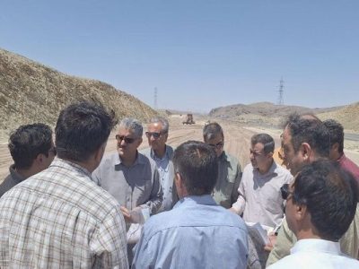 بازدید معاون عمرانی استاندار و مدیر کل راه و شهرسازی سیستان
و بلوچستان از عملیات ساخت بزرگراه زاهدان-خاش