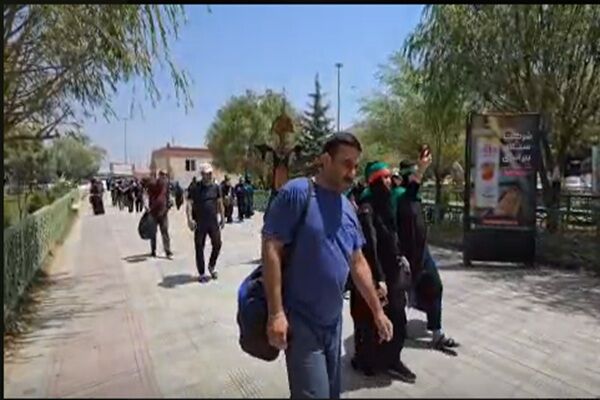 ببنید//تردد زائرین خارجی از پایانه مرزی تمرچین به سمت عتبات
عالیات