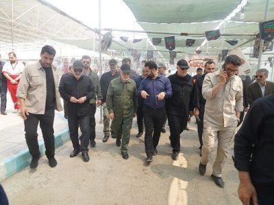 ببینید| بازدید رئیس ستاد اربعین کشور از مرز چذابه
