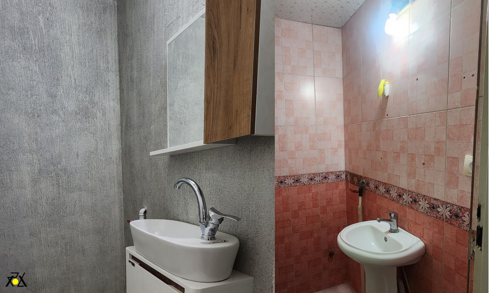 رنگ میکروسمنت سرویس بهداشتی 
