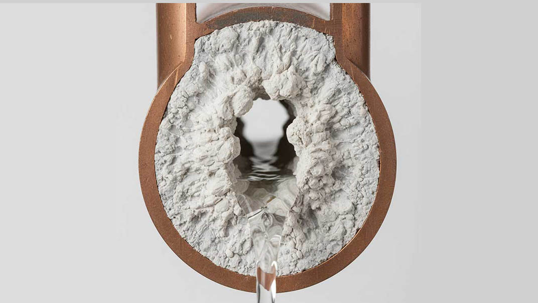 علت تشکیل رسوب در لوله های آب