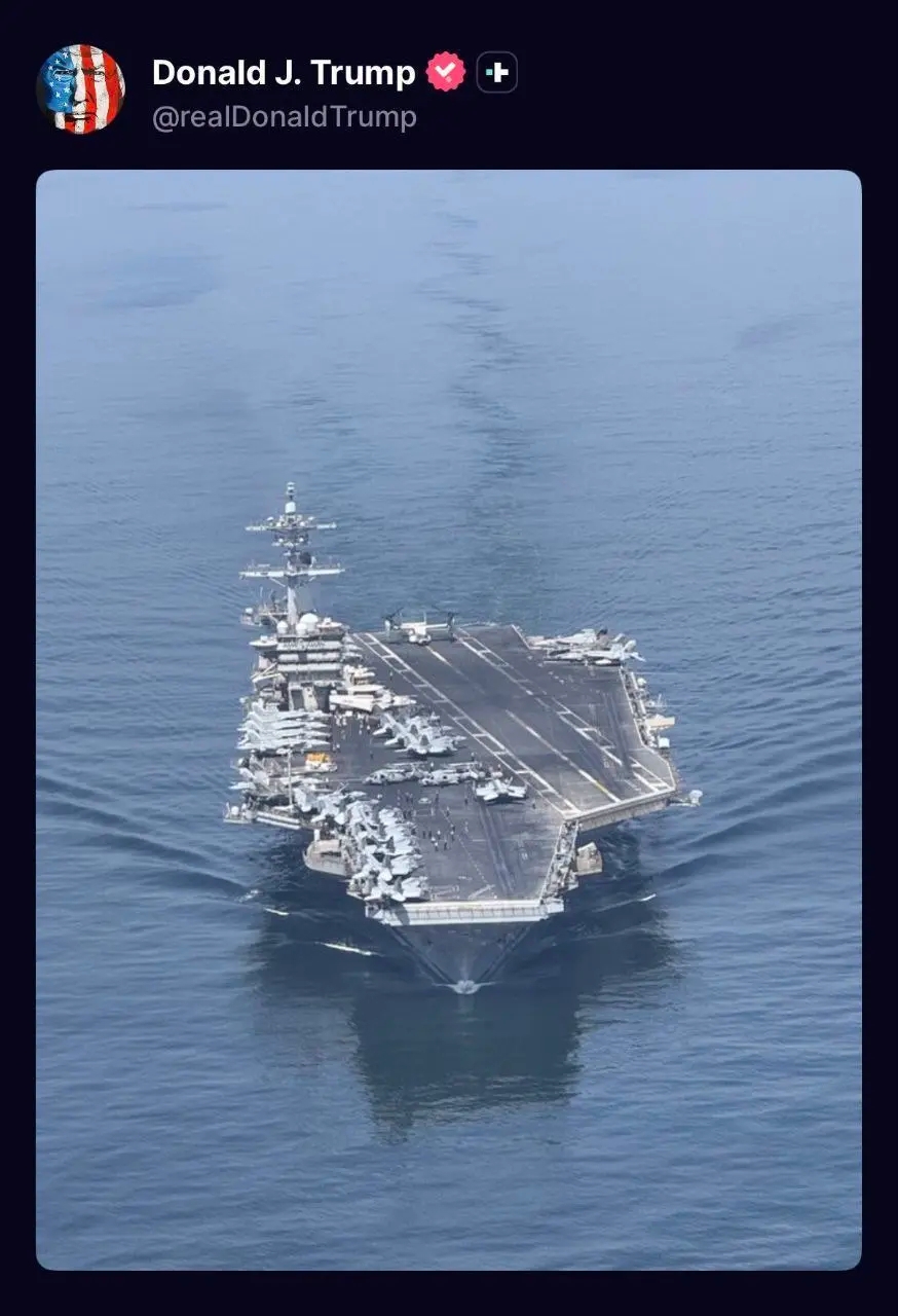 پیام عجیب ترامپ در تروث سوشال خطاب به ایران / ماجرای عکس مرموز چیست؟