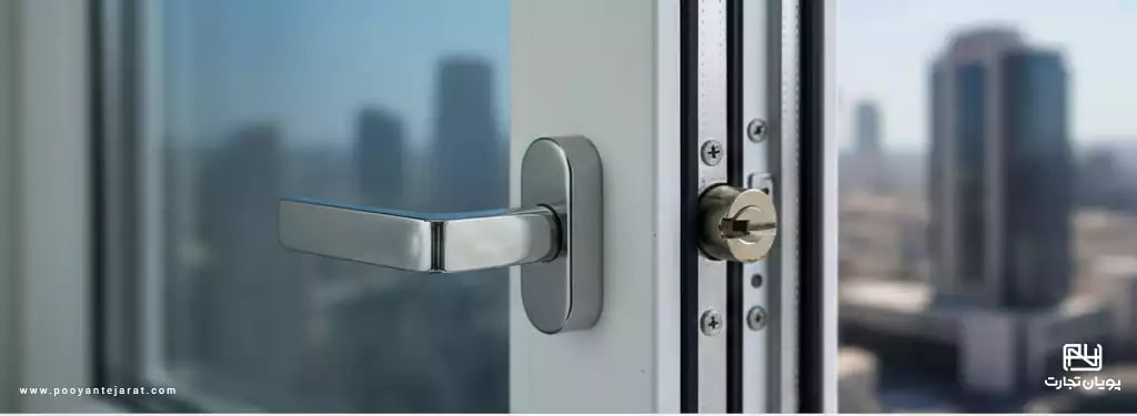 دستگیره پنجره upvc