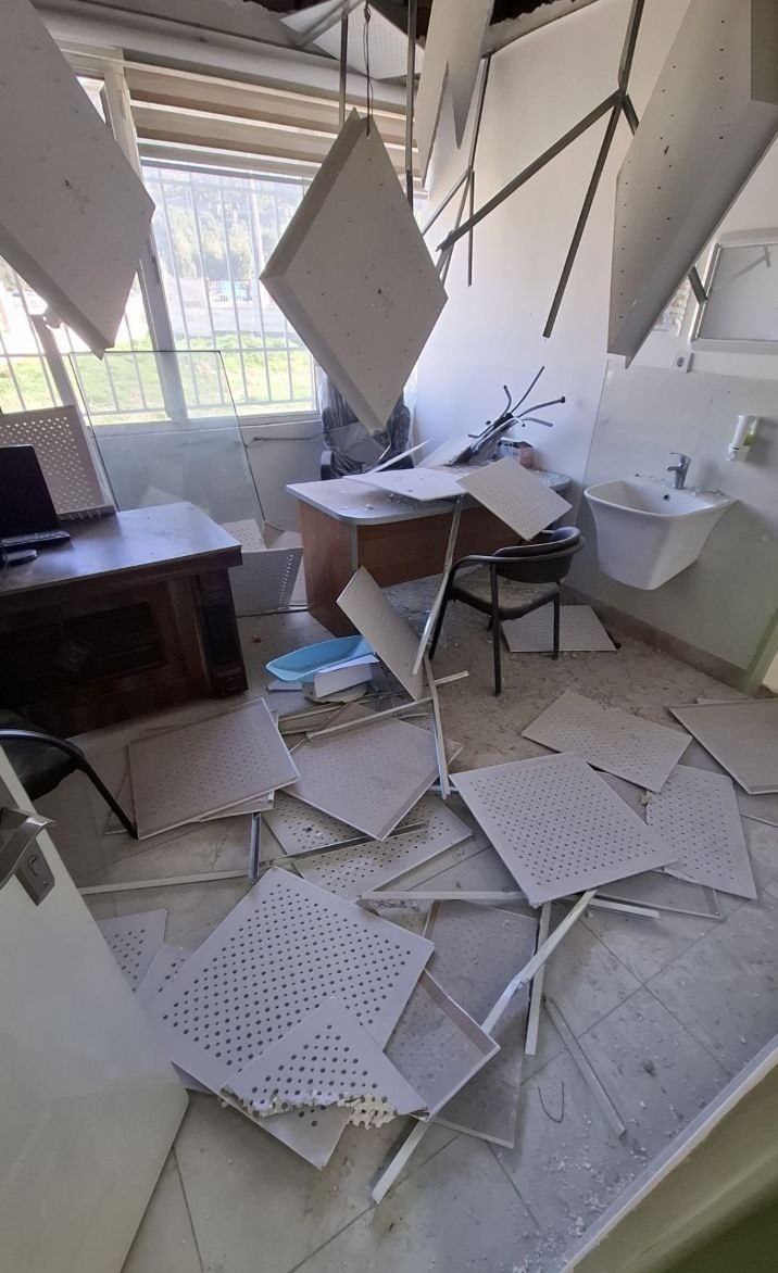 اصابت موشک اسرائیل ‌به بیمارستان «شهدای سرپل‌ذهاب» + تصاویر