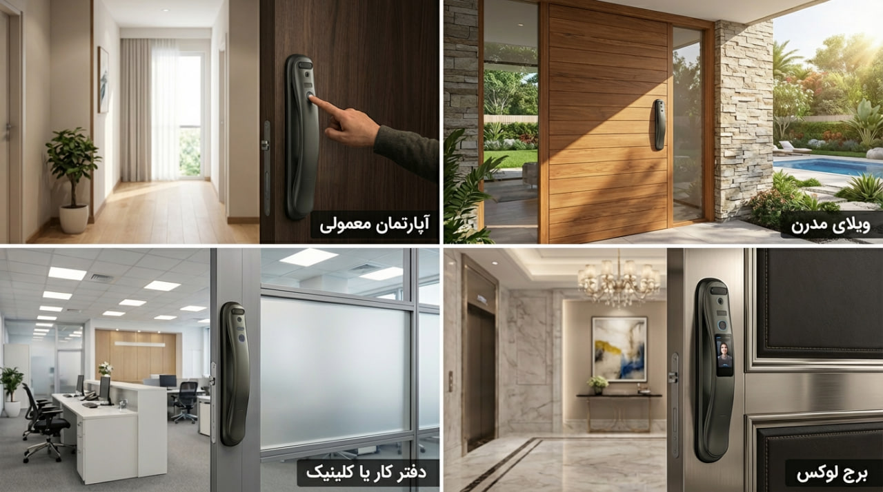 آیا نصب قفل هوشمند نیاز به تغییر درب دارد؟