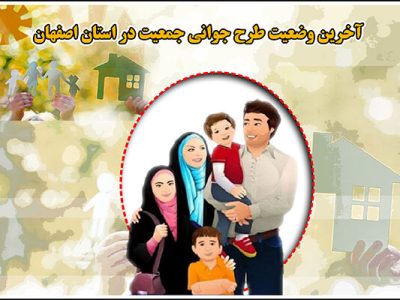اطلاع نگاشت|آخرین وضعیت طرح جوانی جمعیت در استان
اصفهان