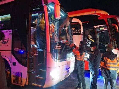 ببینید| طرح سه روزه تشدید نظارت بر ناوگان حمل و نقل مسافری
در پاسگاه پلیس راه آزاد راه تهران-کرج