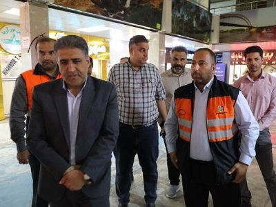 ببینید | بازدید مدیرکل راه و شهرسازی خوزستان به همراه مدیرکل
راهداری و حمل و نقل جاده ای از پایانه های مسافربری اهواز