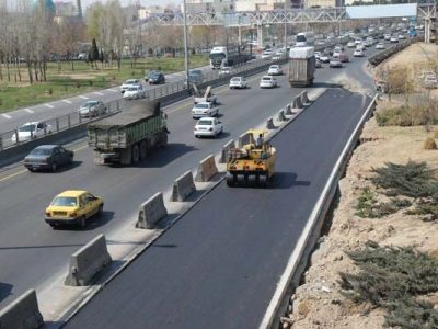 ببینید|آغاز عملیات روکش آسفالت پروژه تعریض لاین شمالی
آزادراه کرج -قزوین حدفاصل پل مهرشهر تا پلیس راه حصارک