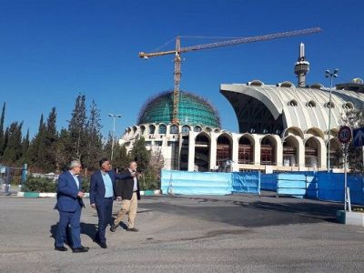 مصلای امام خمینی(ره) آماده برای برگزاری نماز عید فطر