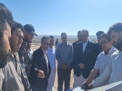 ببینید| بازدید استاندار سیستان و بلوچستان با همراهی مدیر کل
راه و شهرسازی از عملیات ساخت بزرگراه در محور زاهدان-خاش-
ایرانشهر