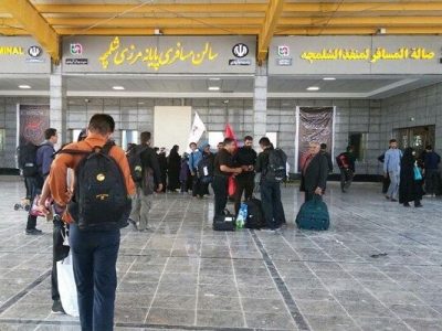 تردد بیش از ۳۲۵ هزار نفر از پایانه های مرزی خوزستان