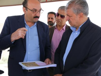 بازدید از قطعات ۴ ،۳، ۱ و ۶ محور کرمان-راور- دیهوک