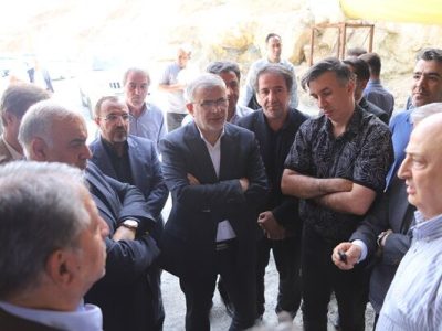 بازدید معاون وزیر راه و شهرسازی از پروژه احداث تونل
هشتگرد-طالقان به عنوان مرتفع‌ترین تونل کشور