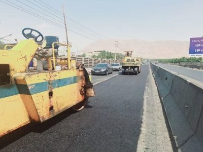 ببینید | لکه گیری هندسی محور کمربندی خمینی شهر