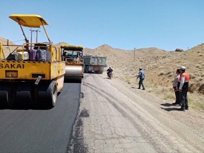 روکش آسفالت ۱۱.۵ کیلومتر از محورهای روستایی تربت
حیدریه