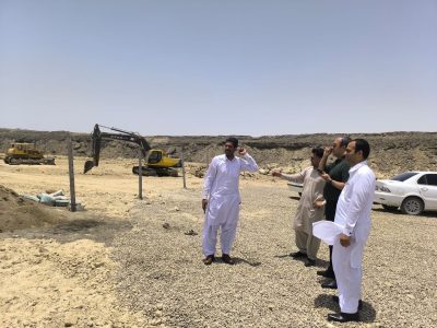 بازدید از سایت ۶۰۰ هکتاری طرح نهضت ملی مسکن شهر
چابهار