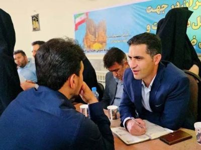 حضور سرپرست اداره راه و شهرسازی شهرستان تاکستان در میز خدمت
نماز جمعه ضیا آباد