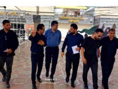 بازدید رئیس سازمان راهداری از پایانه و محورهای منتهی به مرز
چذابه