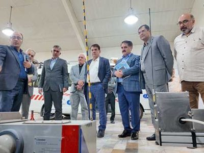ببینید| بازدید سرپرست و مدیران سازمان مجری ساختمان‌ها و
تاسیسات دولتی و عمومی از توانمندی‌های شرکت آزمایشگاه فنی و مکانیک
خاک